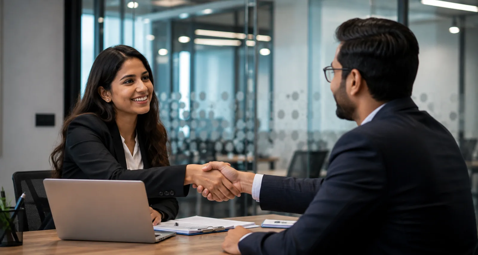 Xocitee advisor greeting a partner